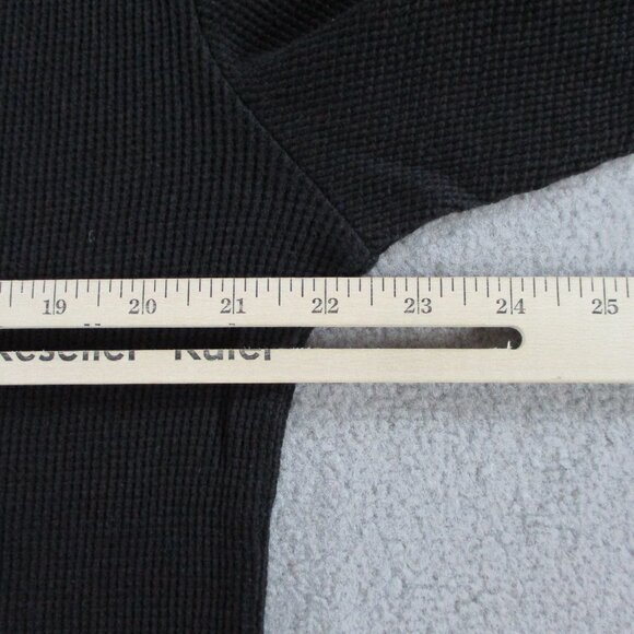 G59 Records Shirt Mens Medium Black Thermal Waffle Knit CrewLogo Suicideboys - Picture 8 of 10